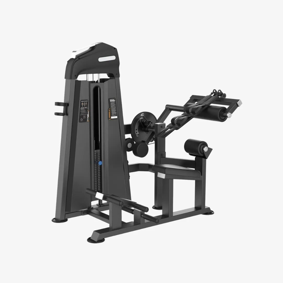 Equipo extensión de espalda y abdomen con peso integrado