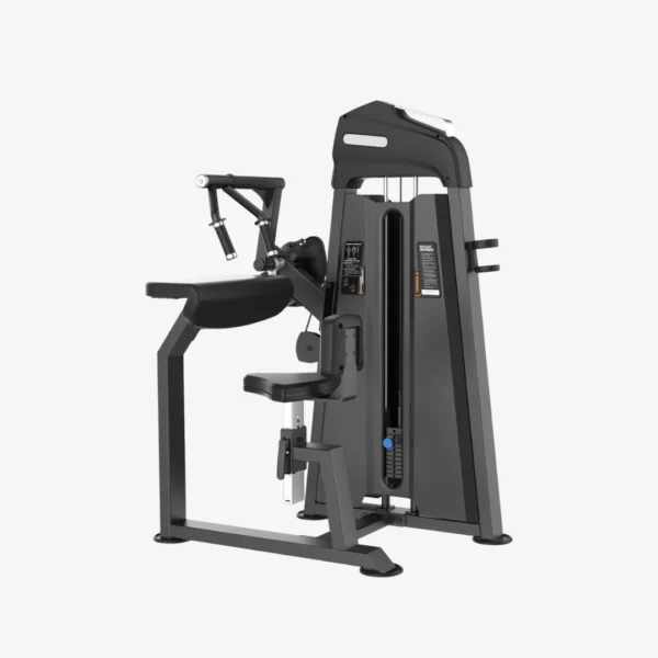 Equipo de tricep sentado con peso integrado